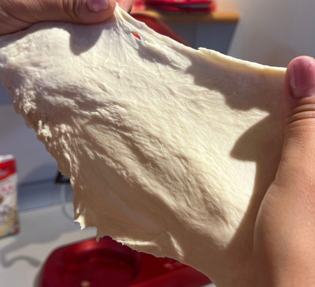 pate à pain de mie teste de la membrane étape 2