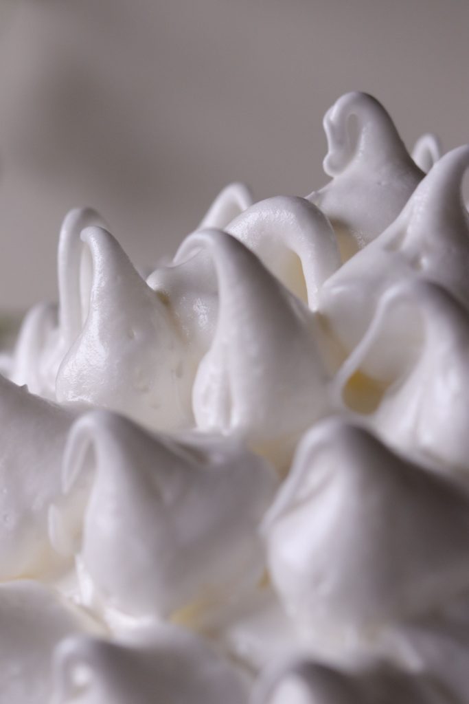 pics de creme fouettée